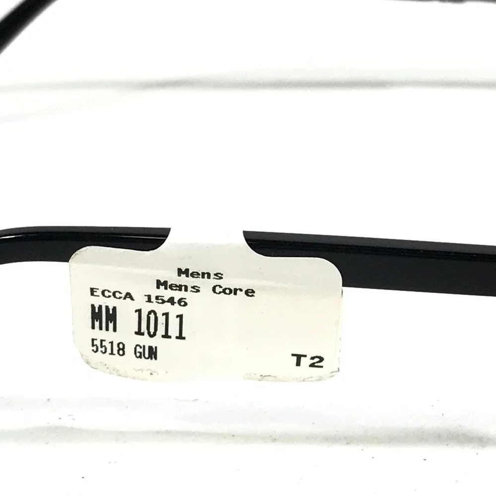 Legacy MM 1011 Eyeglasses Frames Black Gray Rectangular Full Rim 55-18-145